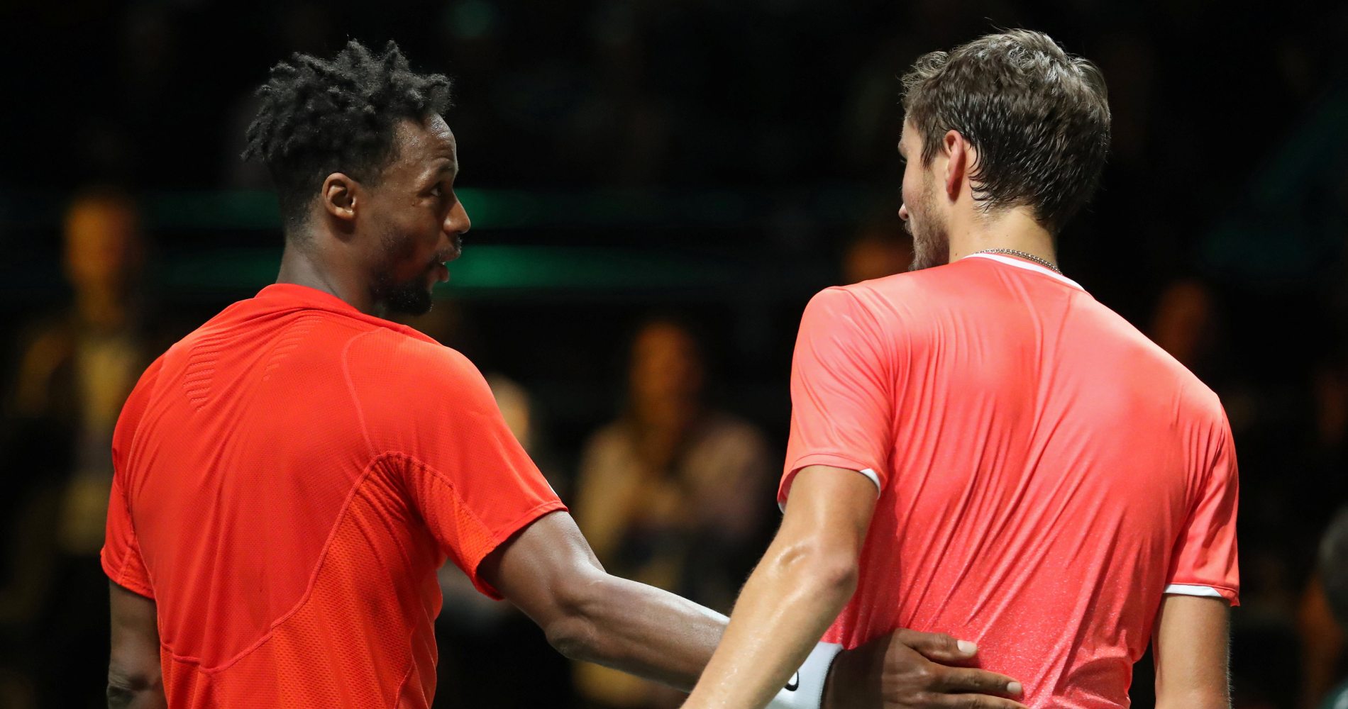 Gaël Monfils and Daniil Medvedev, Rotterdam, 2019