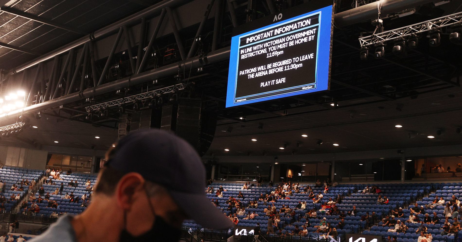 Australian Open 2021 crowd