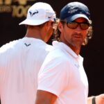 Rafael Nadal & Carlos Moya at Rome in 2020