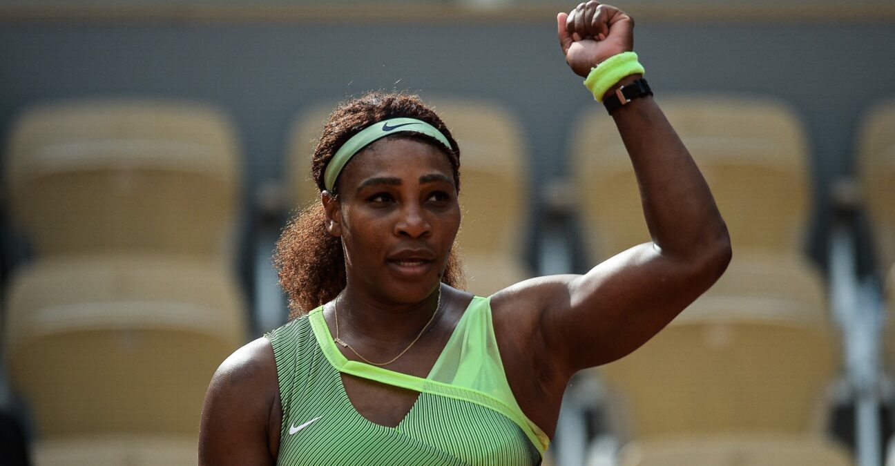 Serena Williams at Roland-Garros in 2021