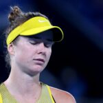 Tokyo 2020 Olympics - Tennis - Women's Singles - Bronze medal match - Ariake Tennis Park - Tokyo, Japan - July 31, 2021. Elina Svitolina of Ukraine reacts during her bronze medal match