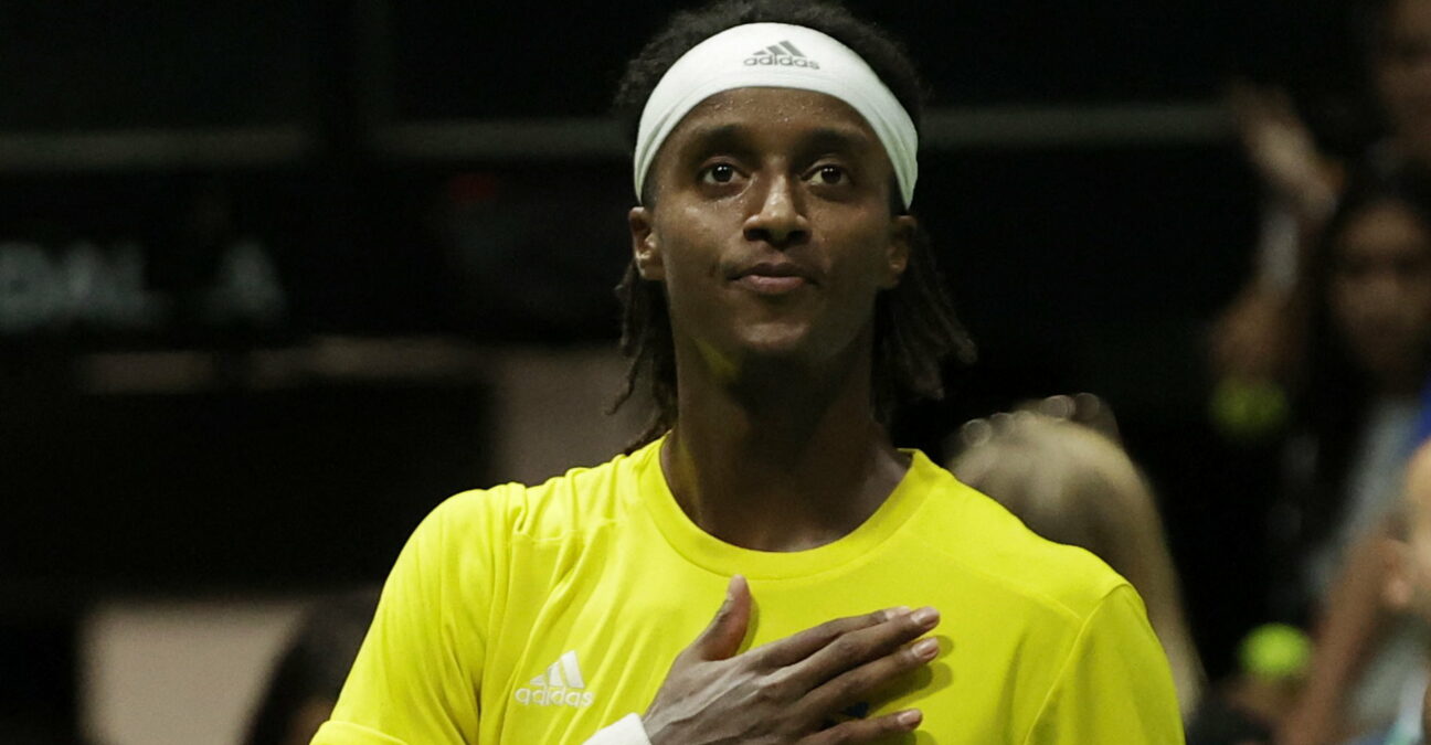 Mikael Ymer, après sa victoire contre Digo Schwartzman en Coupe Davis