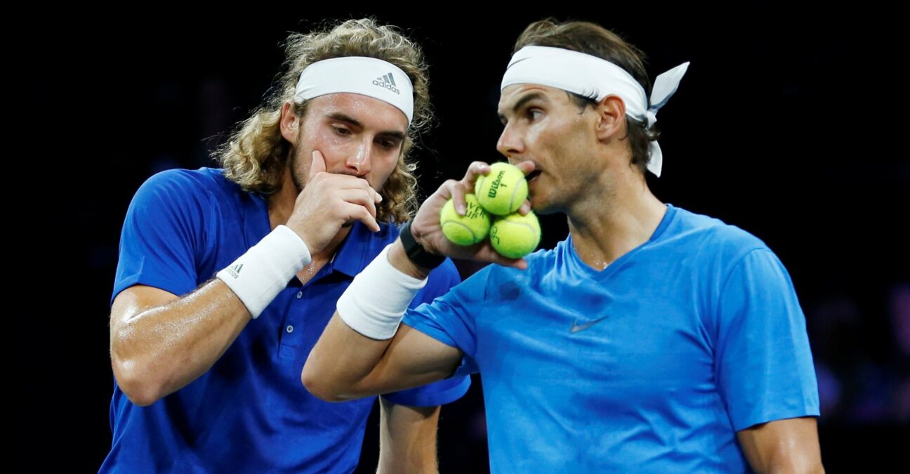 Rafael Nadal et Stefanos Tsitsipas, Laver Cup 2019