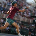 Jannik Sinner Indian Wells coup droit attaque