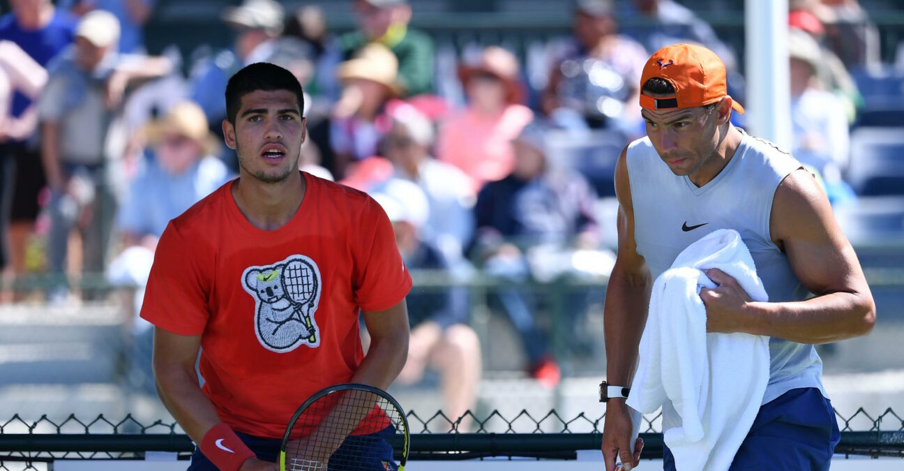 Carlos Alcaraz, Rafael Nadal, Indian Wells 2022