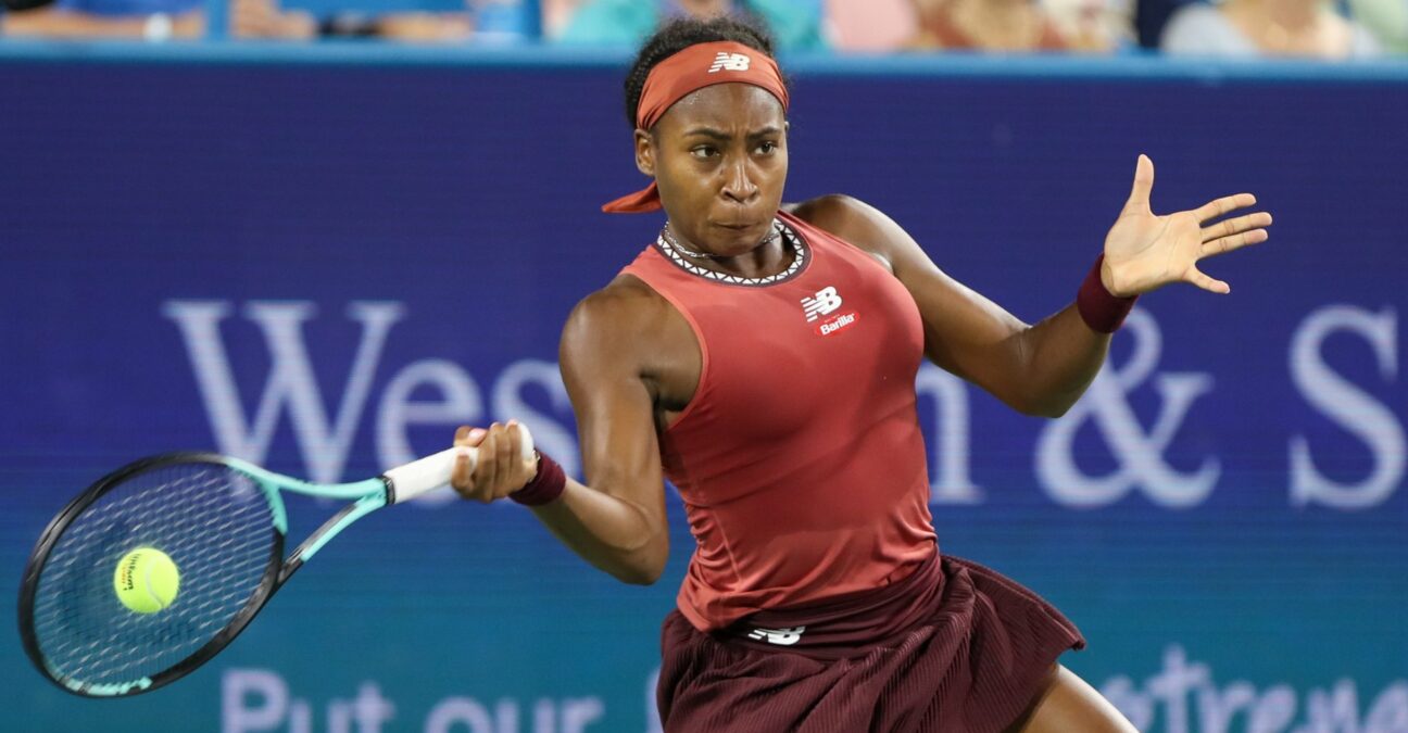 Coco Gauff Cincinnati 2023 coup droit