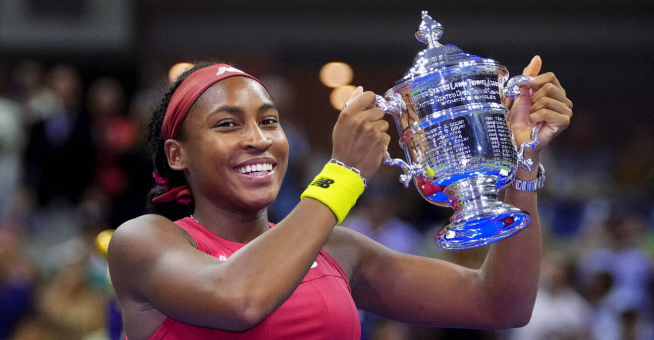 Coco_Gauff_US_Open_2023 trophée