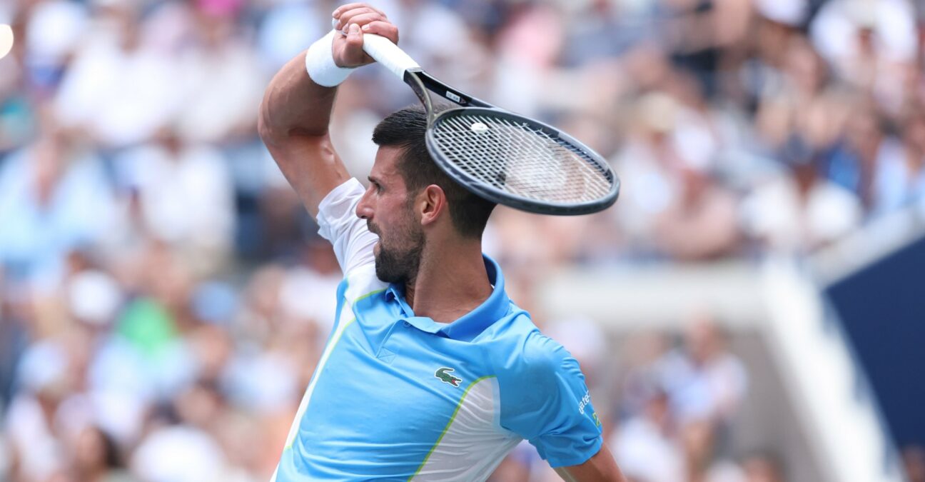 Novak Djokovic US Open 2023 coup droit