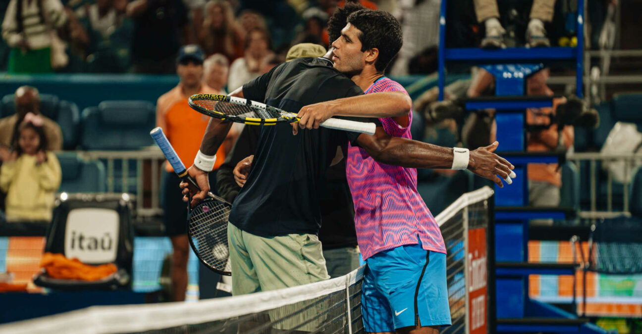 Gaël Monfils et Carlos Alcaraz, 3e tour de Miami, 2024