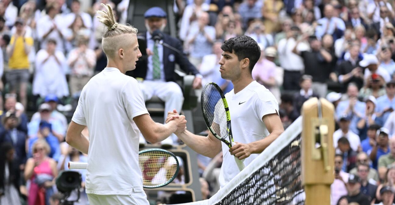 Carlos Alcaraz et Mark Lajal - Wimbledon 2024