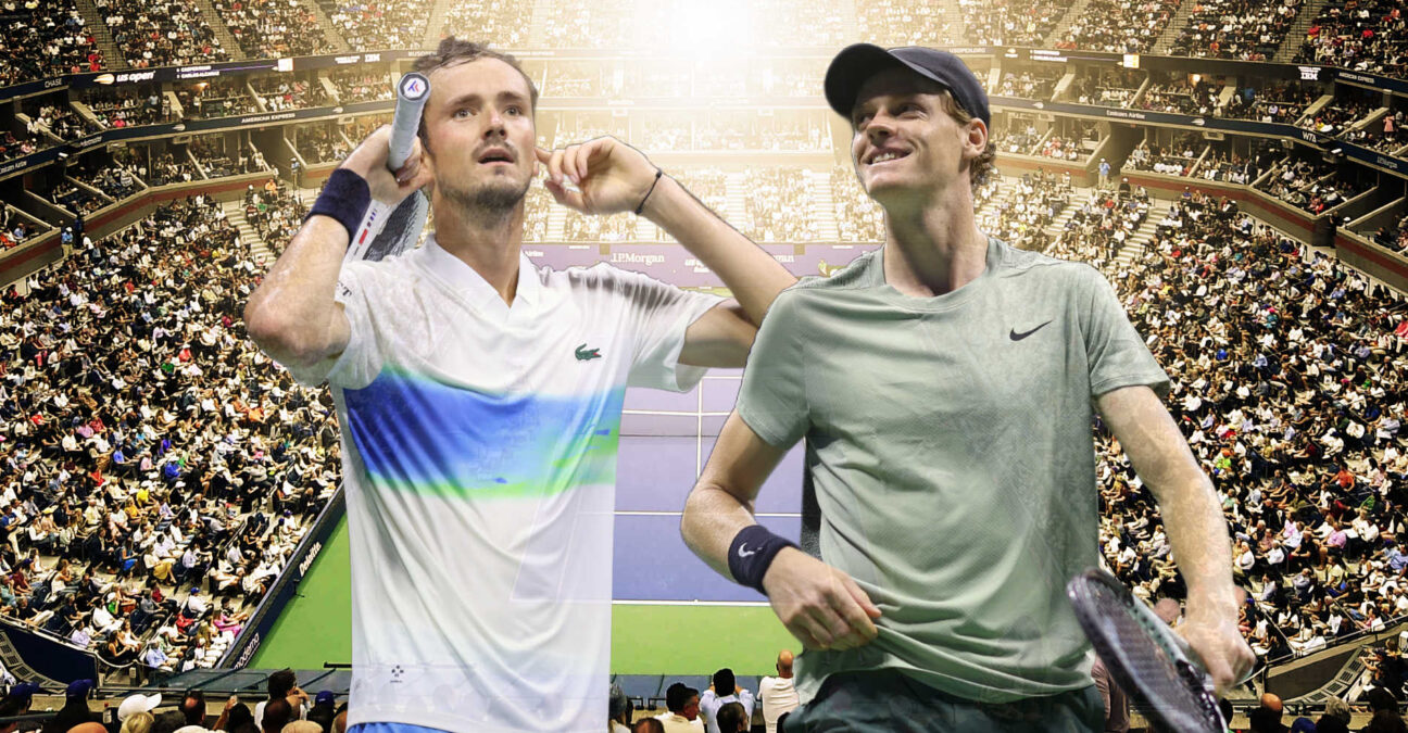 Daniil Medvedev et Jannik Sinner, US Open 2024